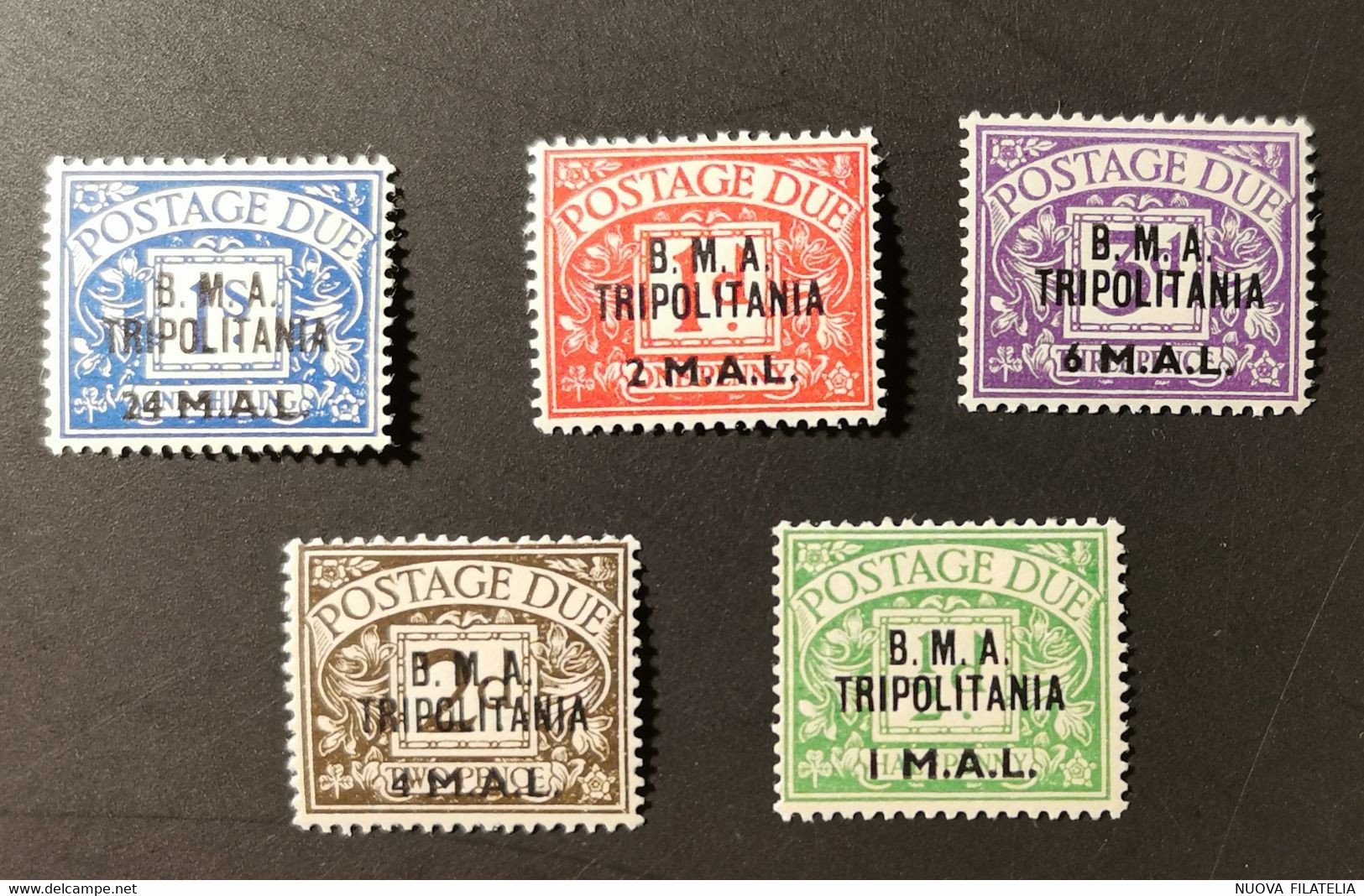 1948 TRIPOLITANIA OCCUPAZIONE INGLESE - Tripolitaine