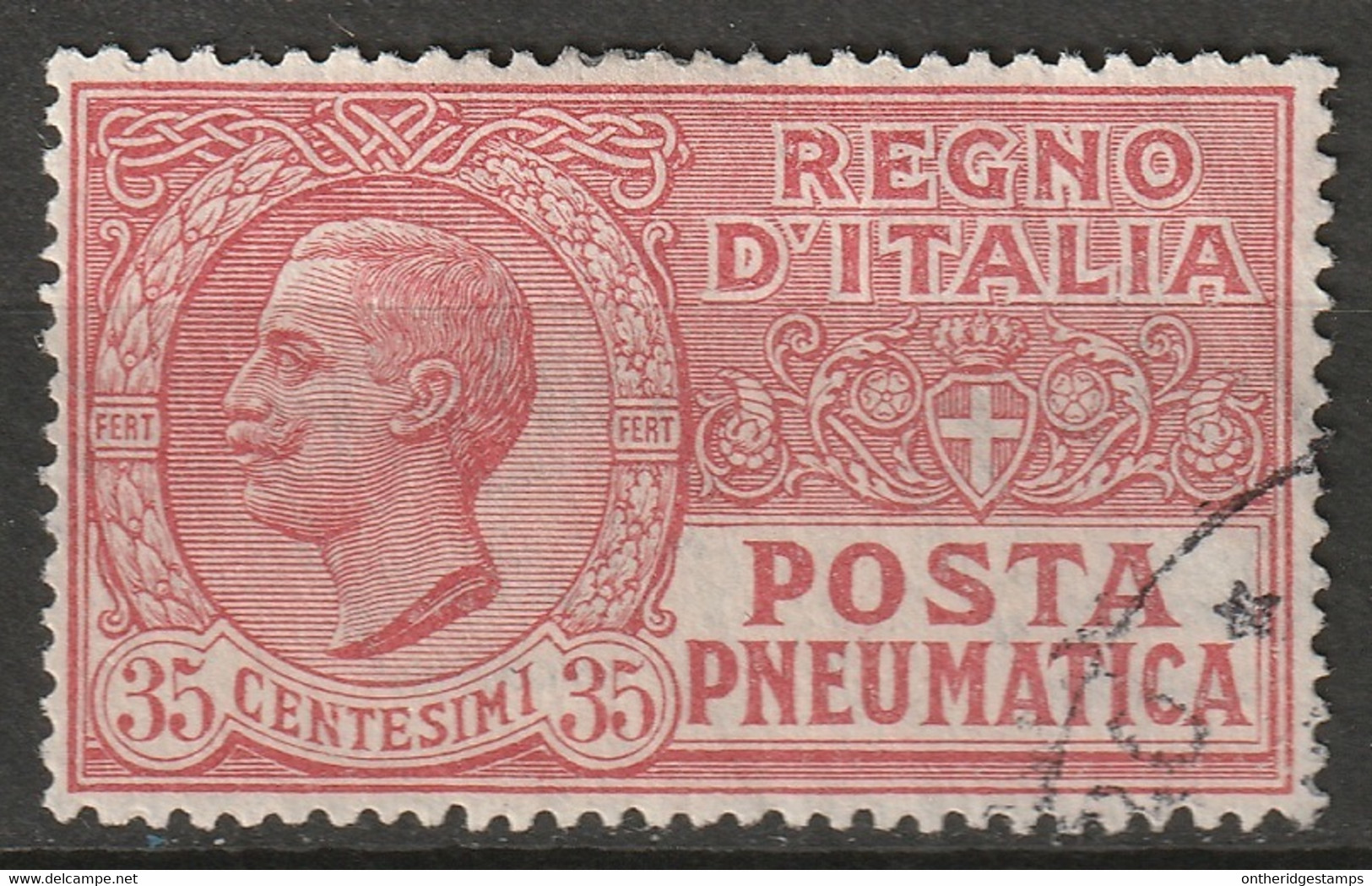 Italy 1927 Sc D7 Sa 13 Pneumatic Post Used - Correo Neumático