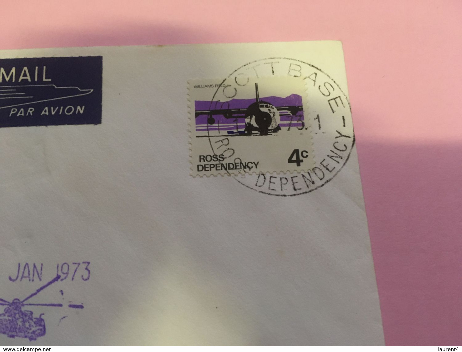 (S 9) New Zeland Antarctica - Ross Dependency - US Navy Byrd Station - Helicopter - 15-6-1973 - Altri & Non Classificati