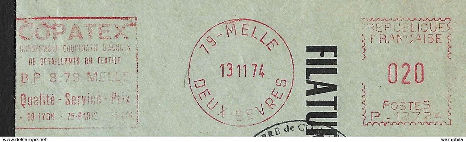 Chambre De Commerce Des Deux Sèvres (double Affts. 2x30Cts Et Afft. Mécanique) - Documentos