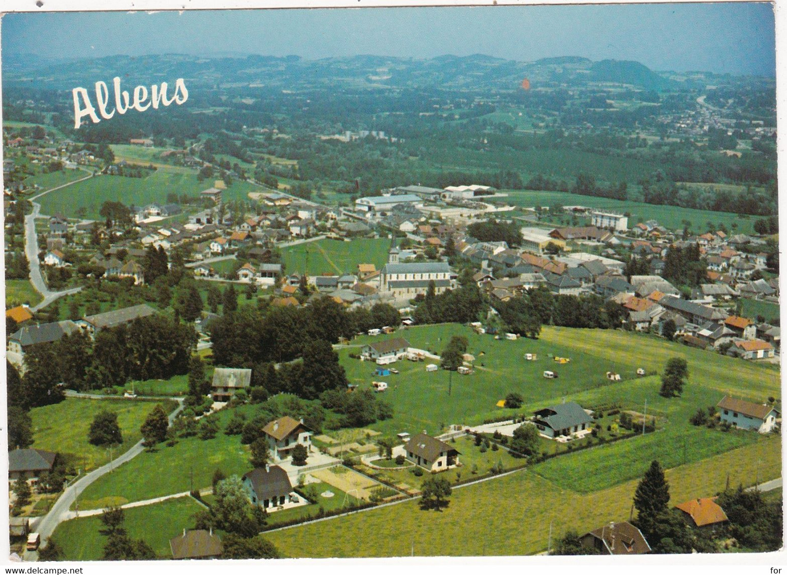 Savoie : ALBENS : Vue Aérienne : Panoramique : ( C.p.s.m. - Grand Format ) - Albens