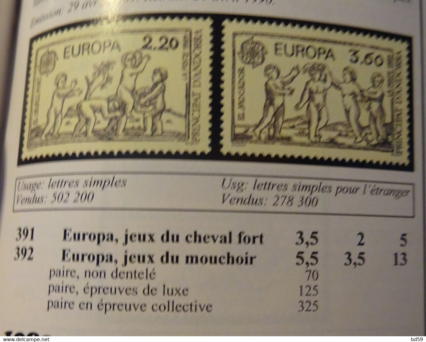Timbres Sur Lettres 1989 N° 378 Europa Cote 13€ - Lettres & Documents