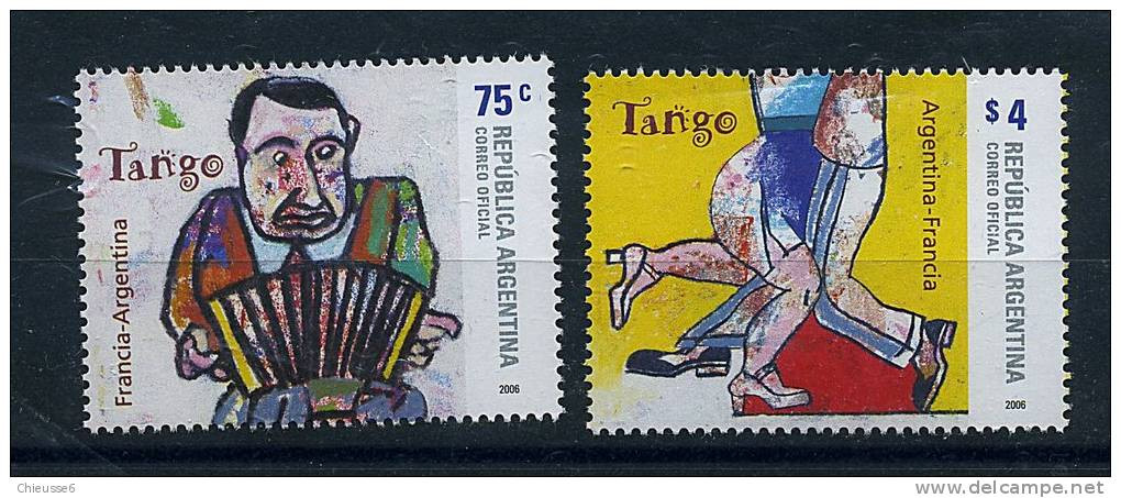 Argentine ** N° 2614/2615 - Le Tango - Neufs