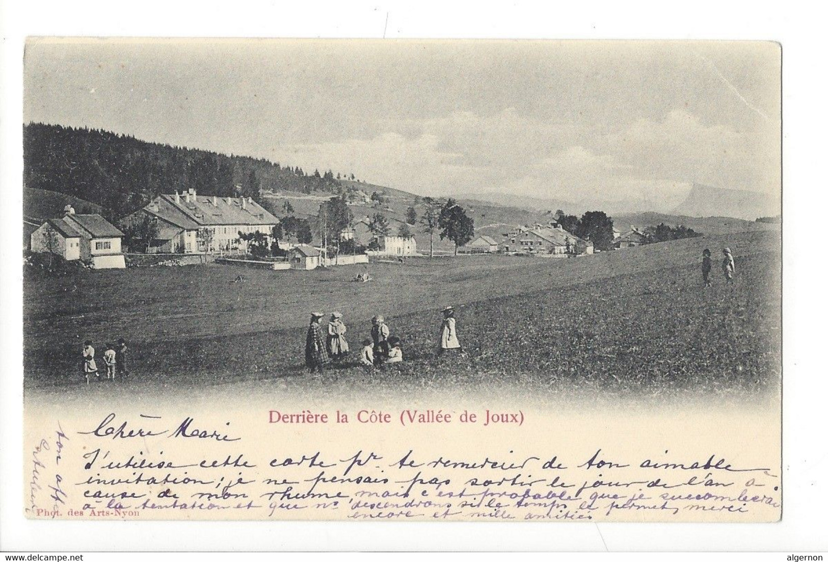 25857 - Vallée De Joux Derrière La Côte Enfants - Le Chenit