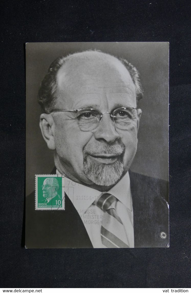 ALLEMAGNE - Carte Maximum En 1966 - Walter Ulbricht - L 73109 - Maximum Cards