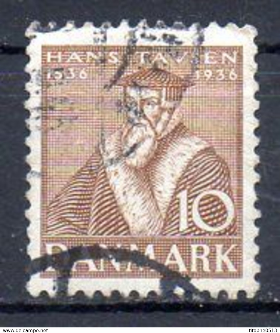 DANEMARK. N°243 Oblitéré De 1936. Hans Tausen. - Théologiens