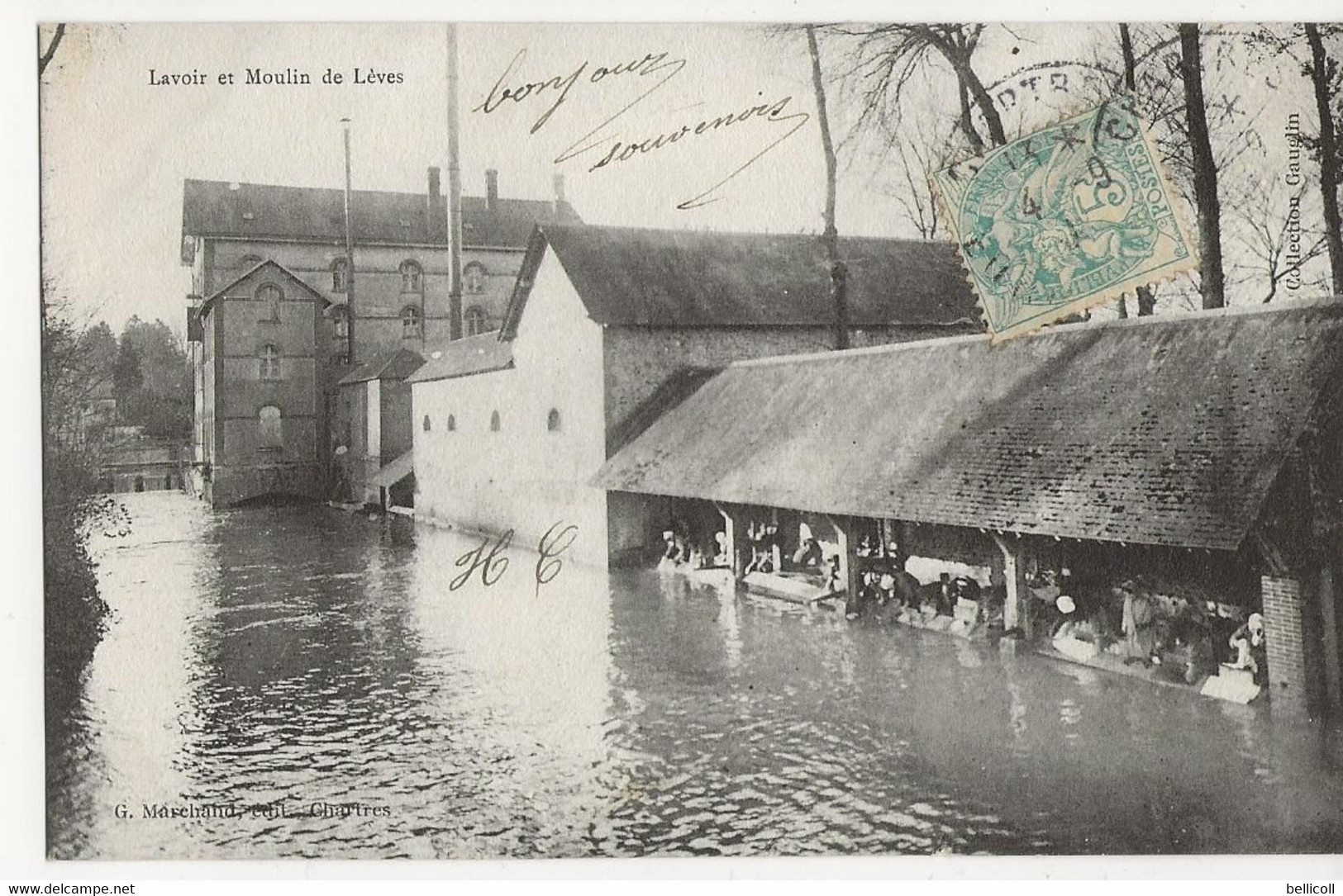 LEVES  -  Lavoir Et Moulin De Lèves - Lèves