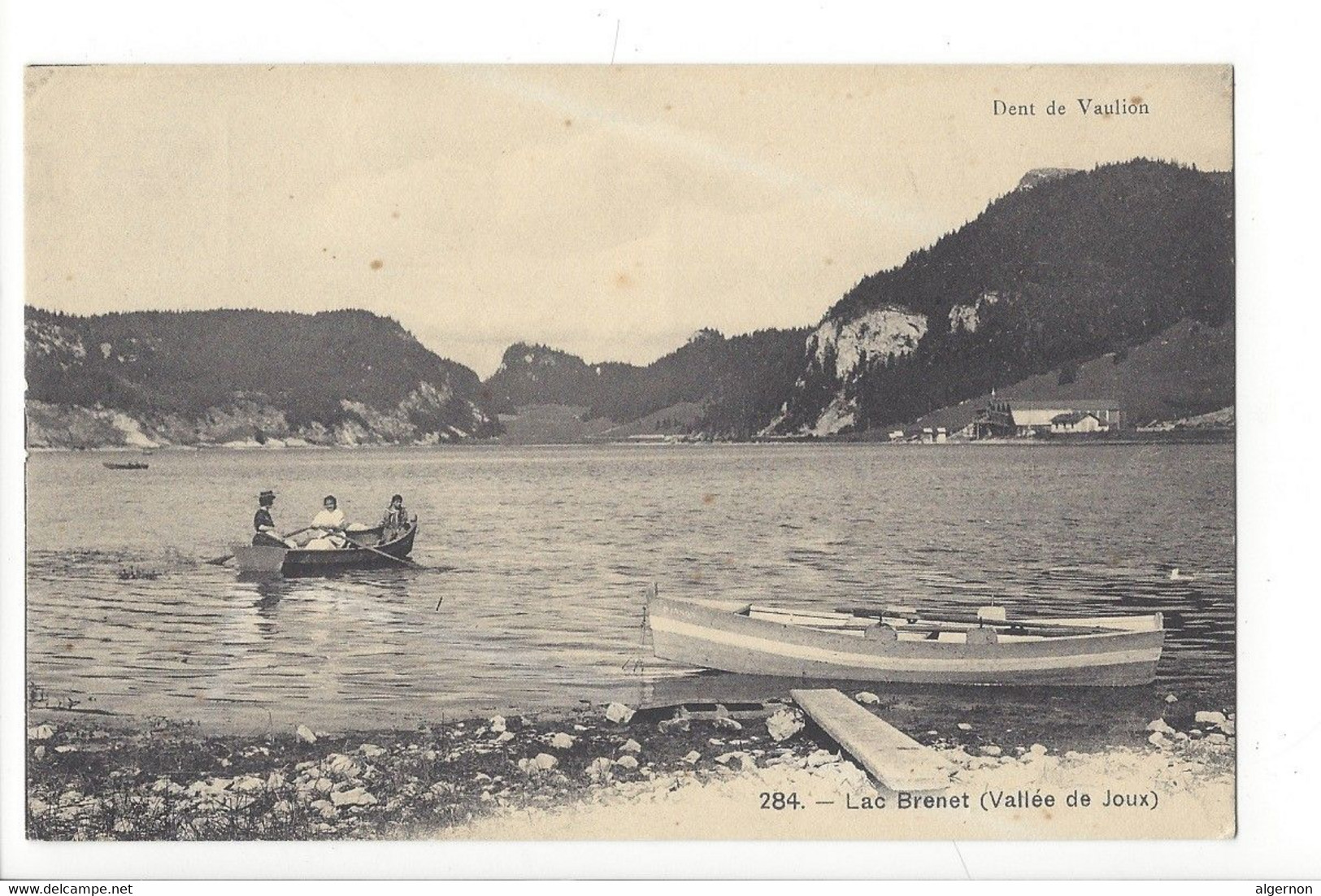 25865 -  Vallée De Joux Lac Brenet Barques + Beau Cachet Basel Nationale Briefmarkenausstellung - Le Lieu