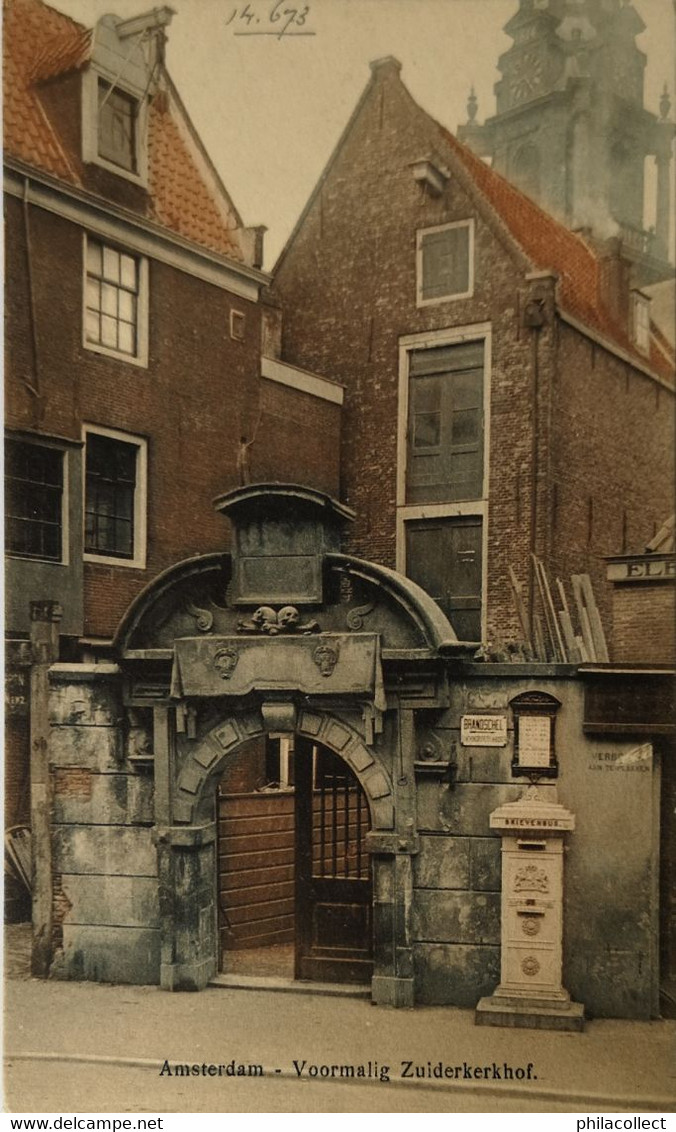 Amsterdam // Voormalig Zuiderkerkhof 19?? Brouwer En De Veer No 18 - Amsterdam