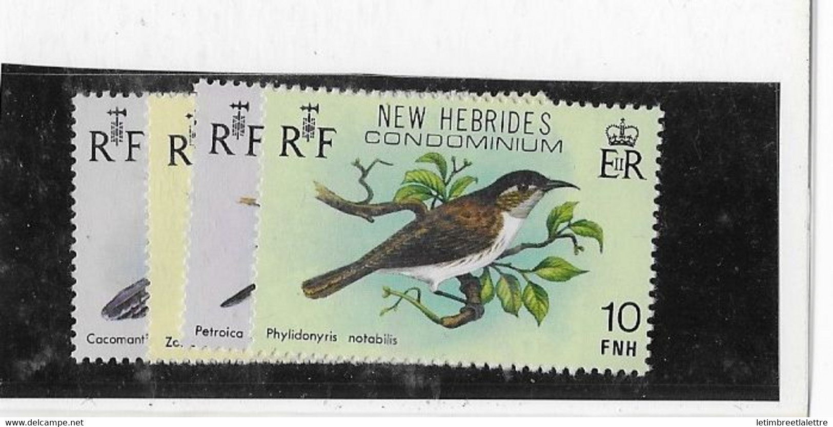 Nouvelles-Hébrides N° 579 à 582** Légende Anglaise - Unused Stamps