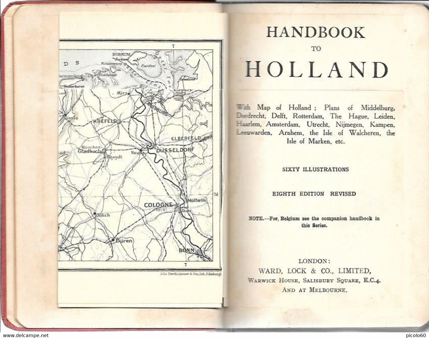 HOLLAND      Handbook To HOLLAND - Europa