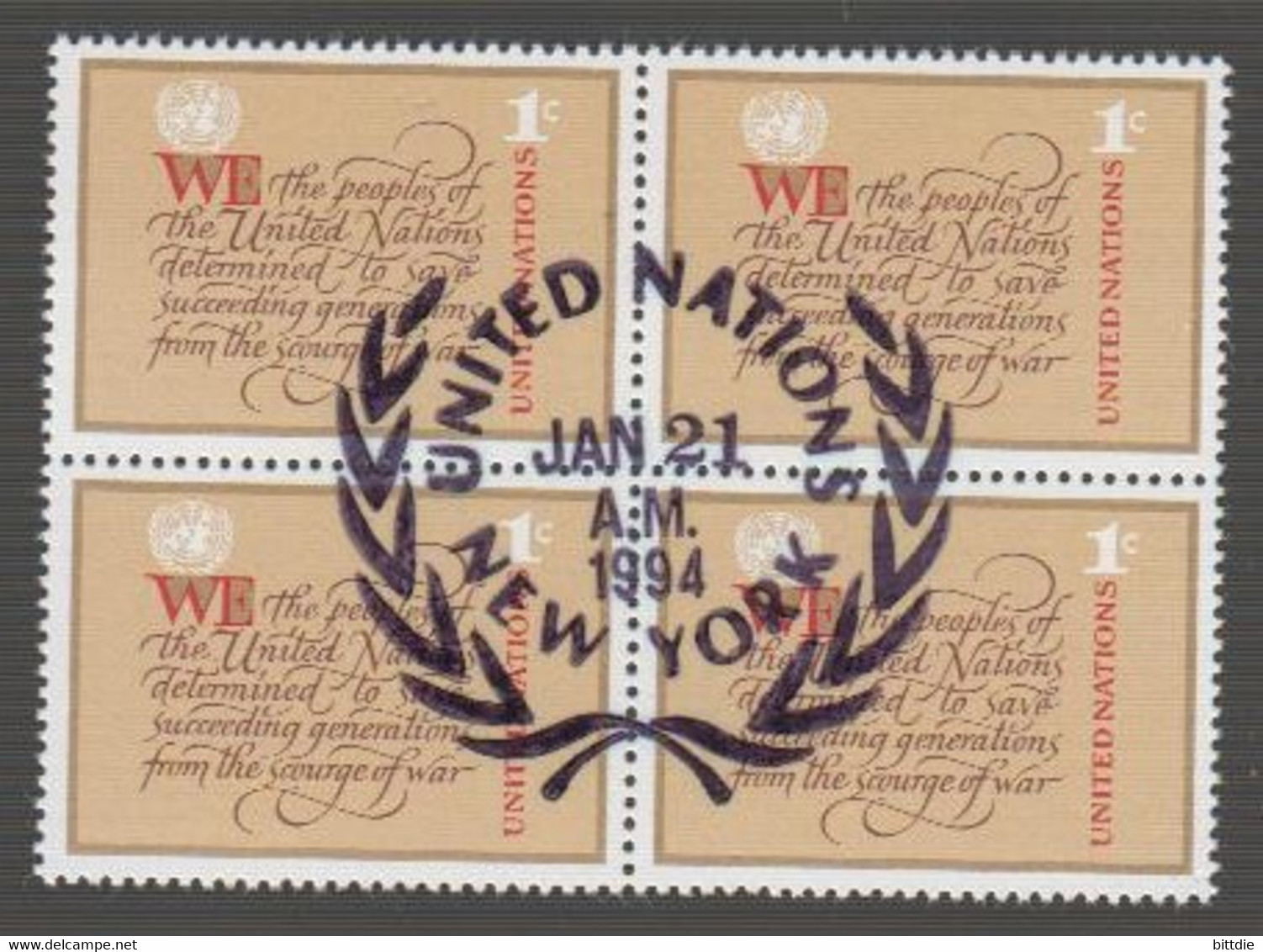 UNO-N.Y. , 315 VB , O  (7325) - Used Stamps