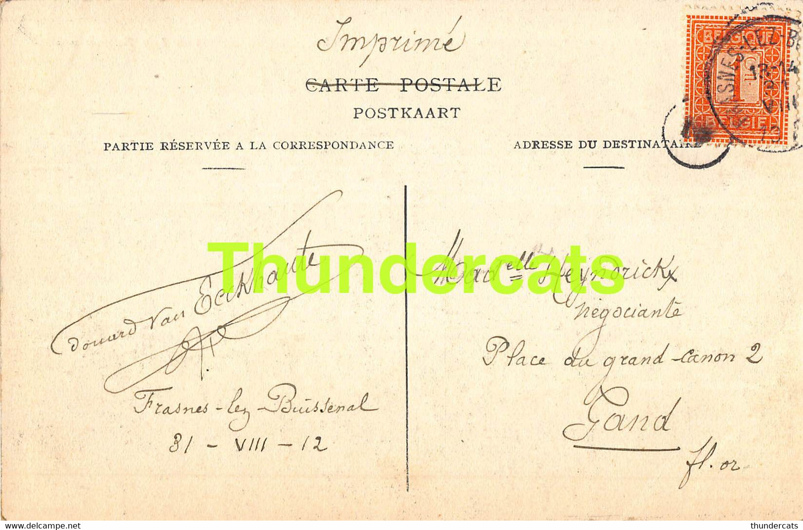 CPA FRASNES LEZ BUISSENAL LE COUVENT  DES DAMES DE LA SAINTE UNION - Frasnes-lez-Anvaing