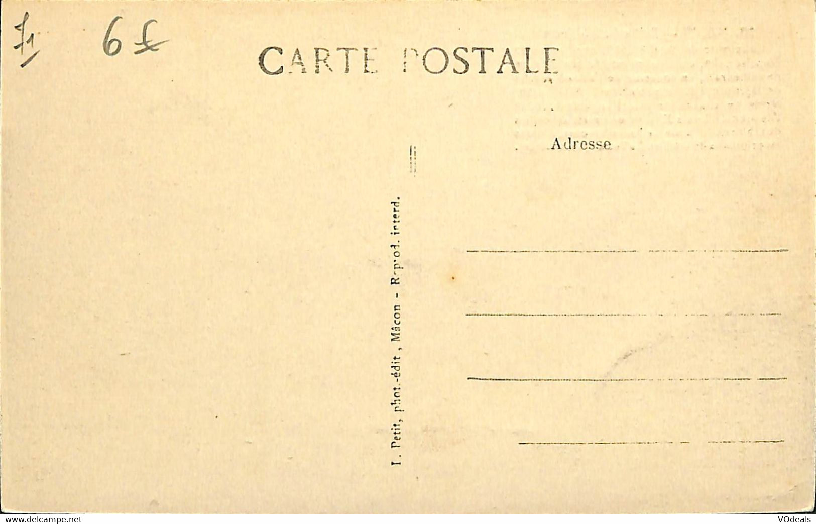 032 516 - CPA - France - Eglise - lot de 5 cartes différentes