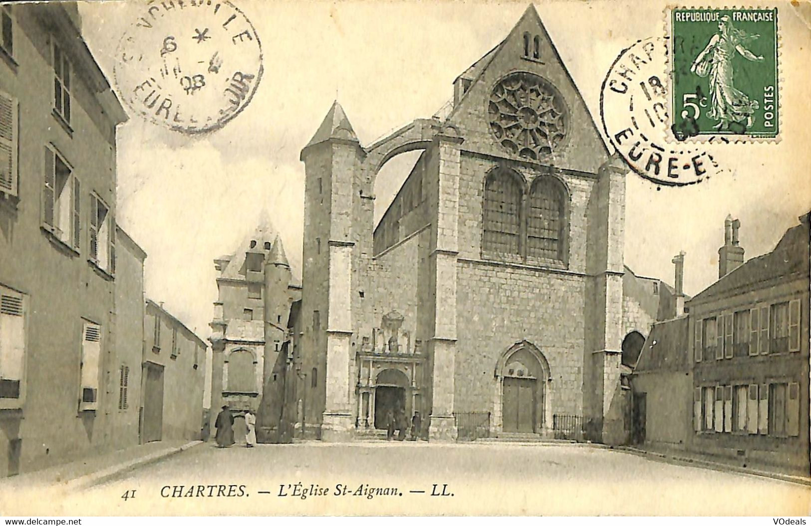 032 517 - CPA - France - Eglise - Lot De 5 Cartes Différentes - Kirchen U. Kathedralen