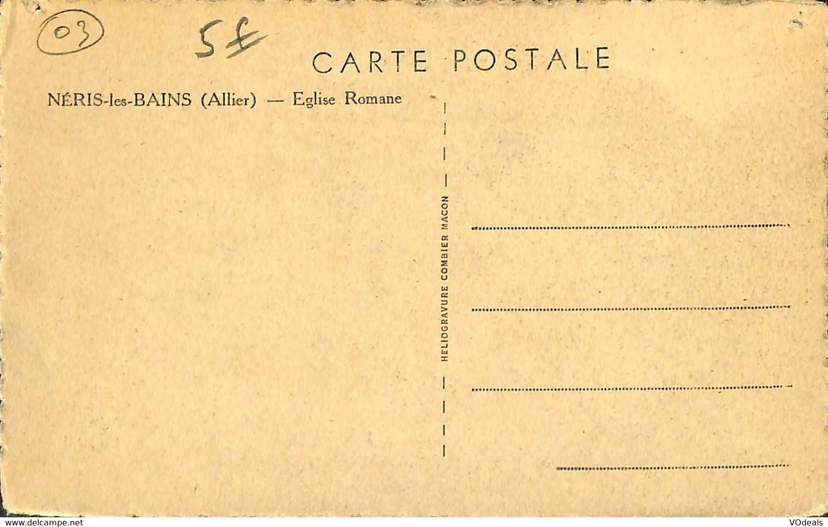 032 519 - CPA - France - Eglise - lot de 5 cartes différentes