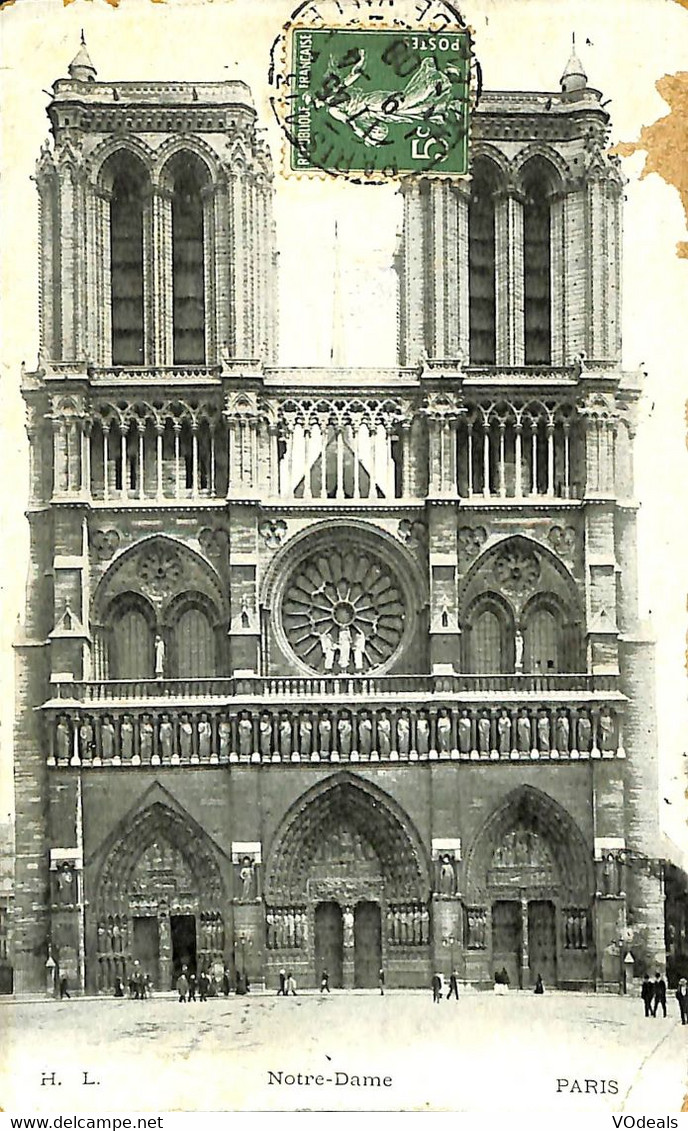 032 523 - CPA - France - Eglise - Lot De 5 Cartes Différentes - Churches & Cathedrals