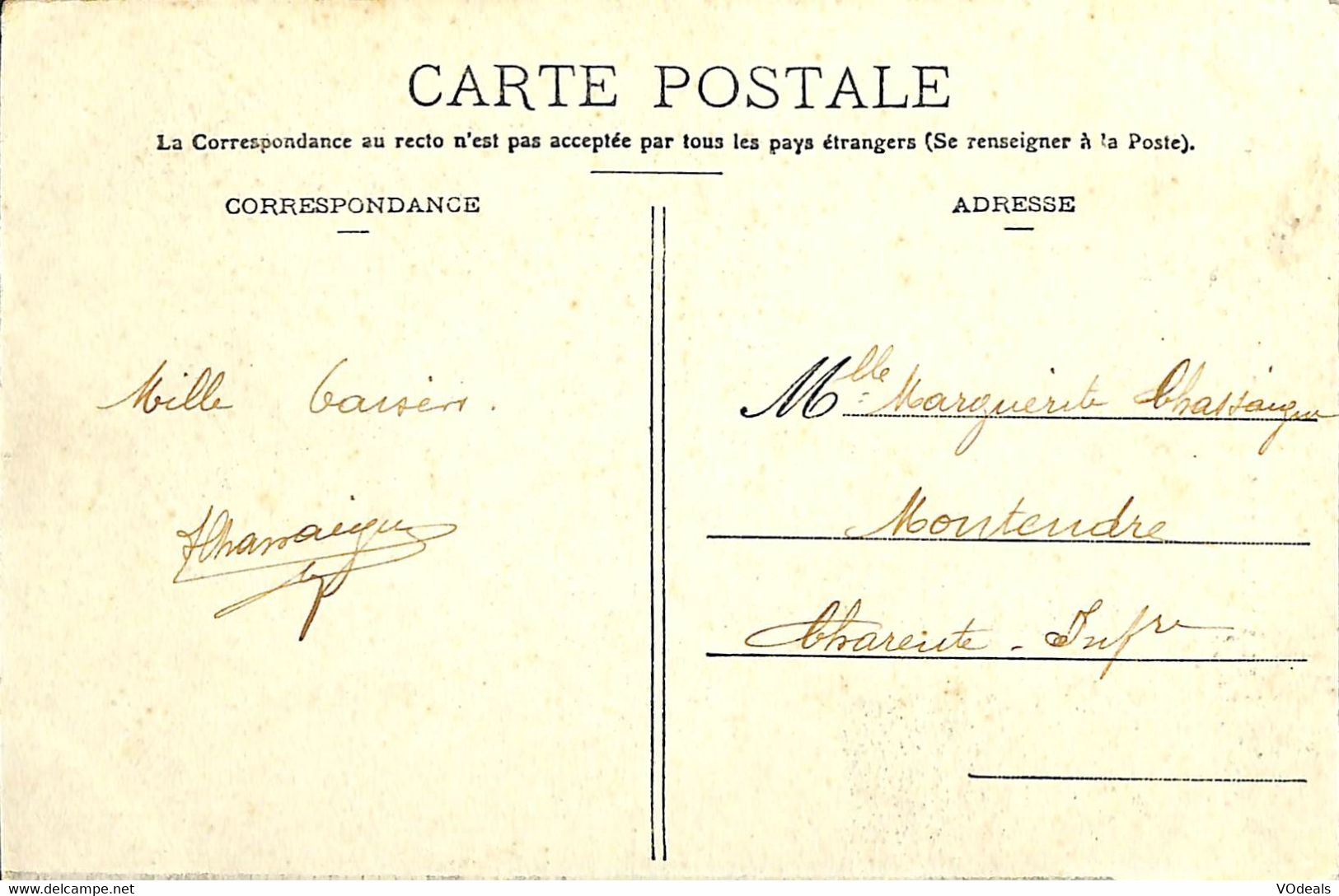 032 525 - CPA - France - Eglise - lot de 5 cartes différentes