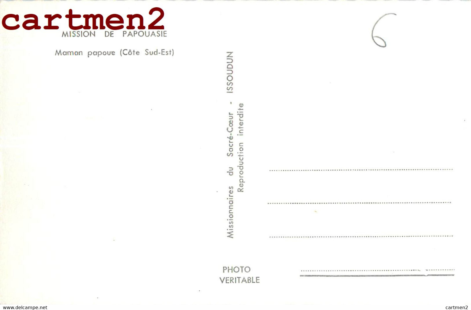 MAMAN PAPOUE MISSION DE PAPOUASIE NOUVELLE-GUINEE OCEANIE ETHNOLOGIE ETHNIC - Papouasie-Nouvelle-Guinée