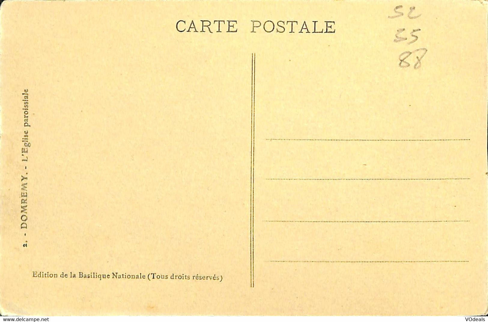 032 539 - CPA - France - Eglise - lot de 5 cartes différentes