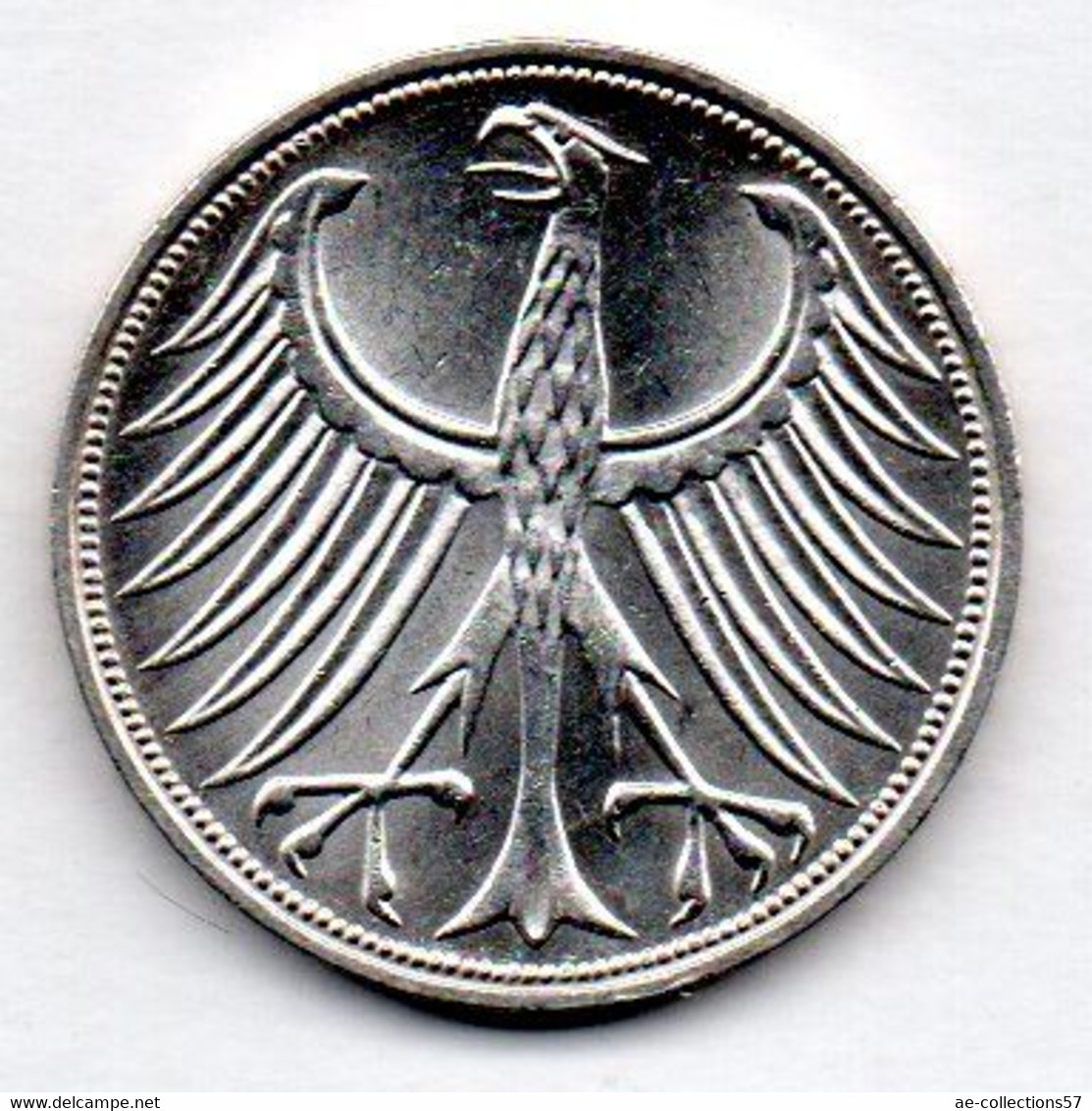 Allemagne  --  5 Mark  1971 F  --   état  SUP - 5 Mark