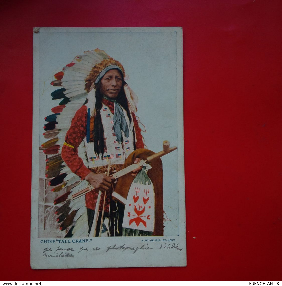 CHIEF TALL CRANE - Indiaans (Noord-Amerikaans)