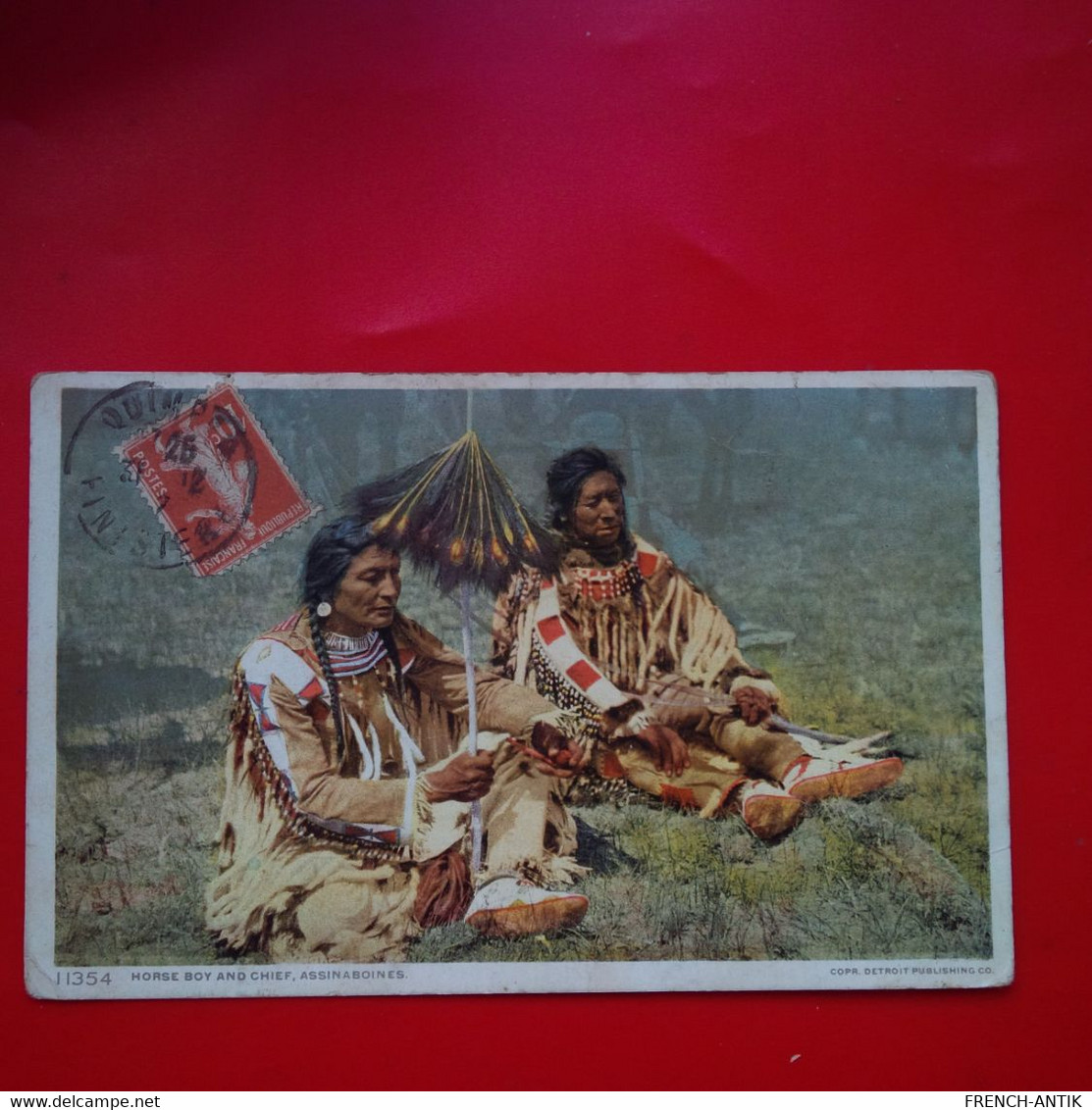 HORSE BOY AND CHIEF ASSINABOINES - Indiaans (Noord-Amerikaans)