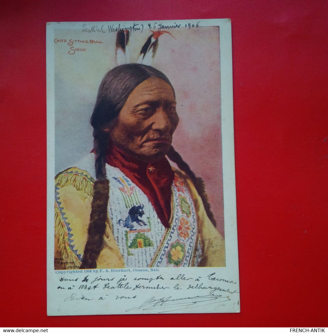 CHIEF SITTING BULL SIOUX - Native Americans
