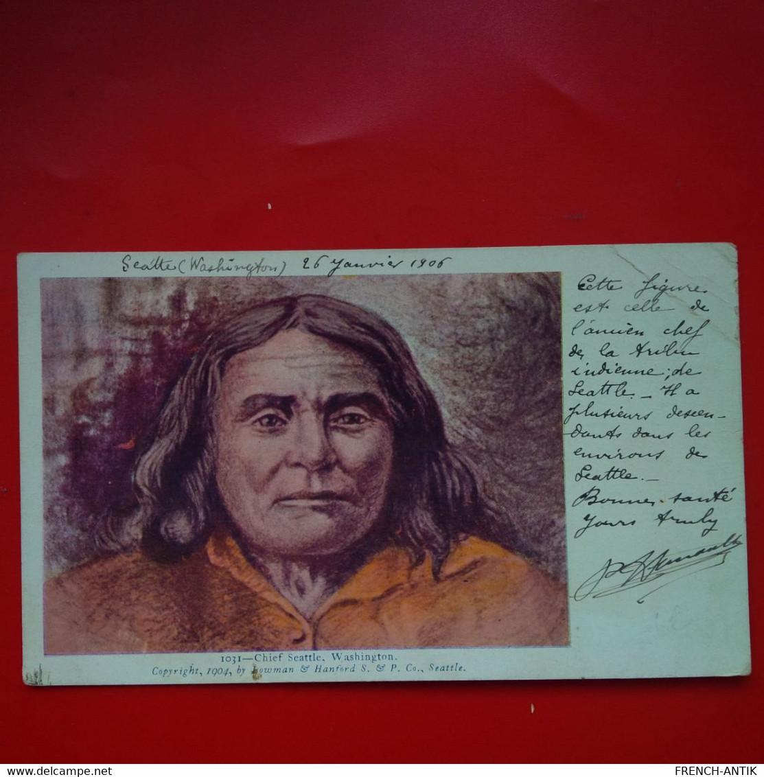 CHIEF SEATTLE WASHINGTON - Indianer