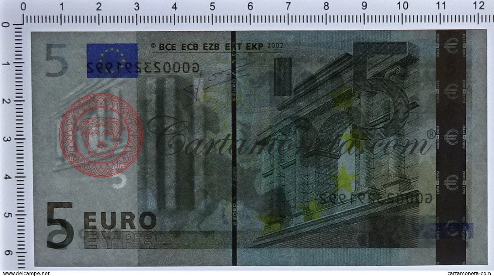 5 EURO CIPRO FIRST SERIES TRICHET E009 2002 FDS - Autres & Non Classés