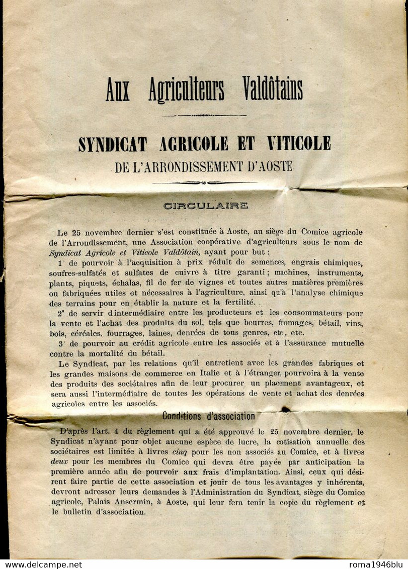 REGNO 1891 CIRCOLARE AFFRANCATA CON VALEVOLE PER LE STAMPE  2 C. SU 75 C. CERT. DIENA - Marcophilie