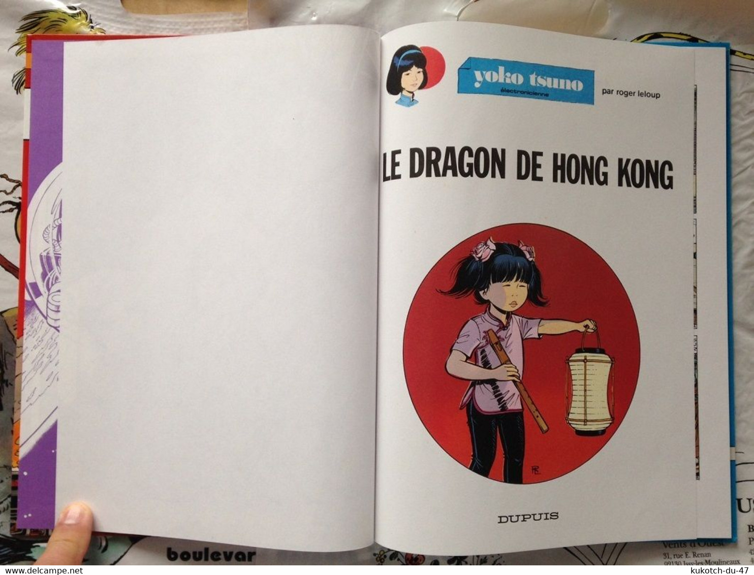 BD Yoko Tsuno - Le Dragon De Hong-Kong - Tome 16 (1994) - Yoko Tsuno