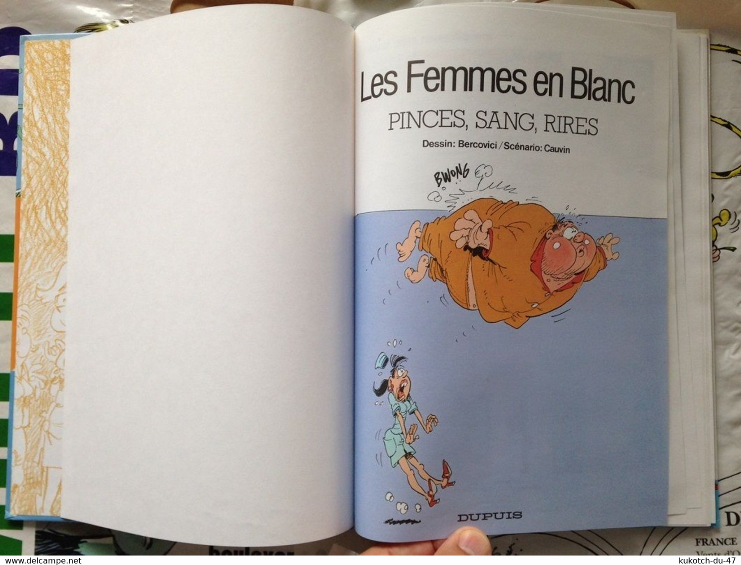 BD Les Femmes En Blanc - Pinces, Sang, Rires - Bercovici (1999) - Femmes En Blanc, Les