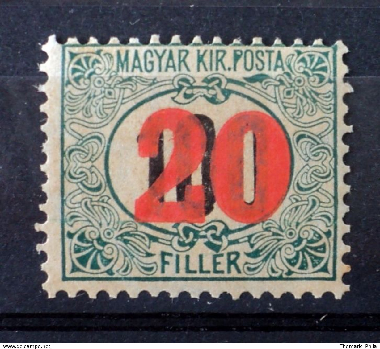 Hungary 1915 MH - Tax Yv 33 - Pacchi Postali