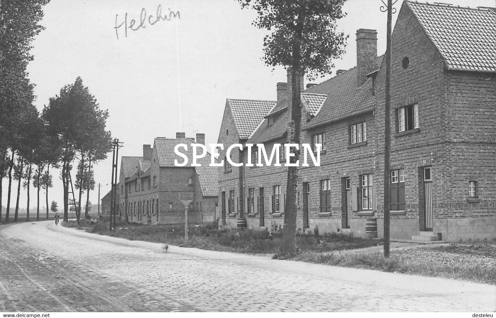 Carte Photo Cité St. Jean - Helchin - Helkijn - Spiere-Helkijn