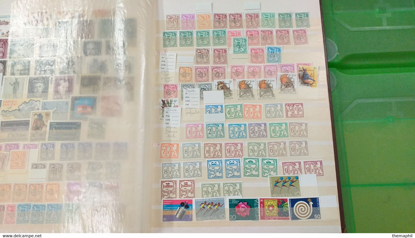 lot n° TH 610  EUROPE et divers un bon classeur de timbres neufs xx et quelques obl.