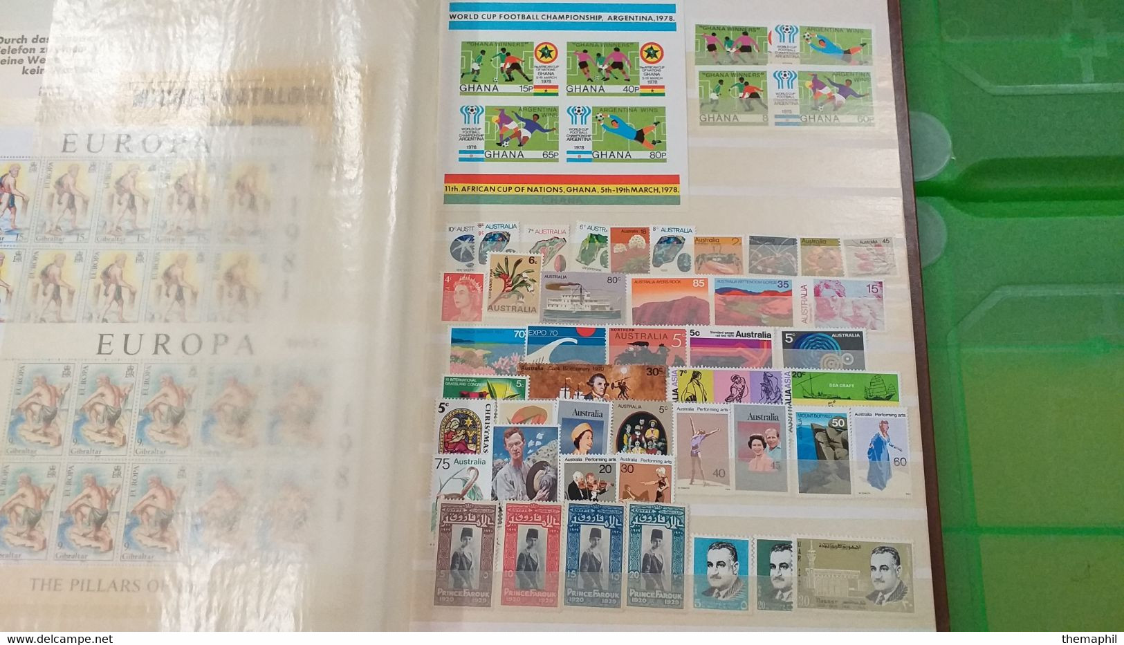 lot n° TH 610  EUROPE et divers un bon classeur de timbres neufs xx et quelques obl.