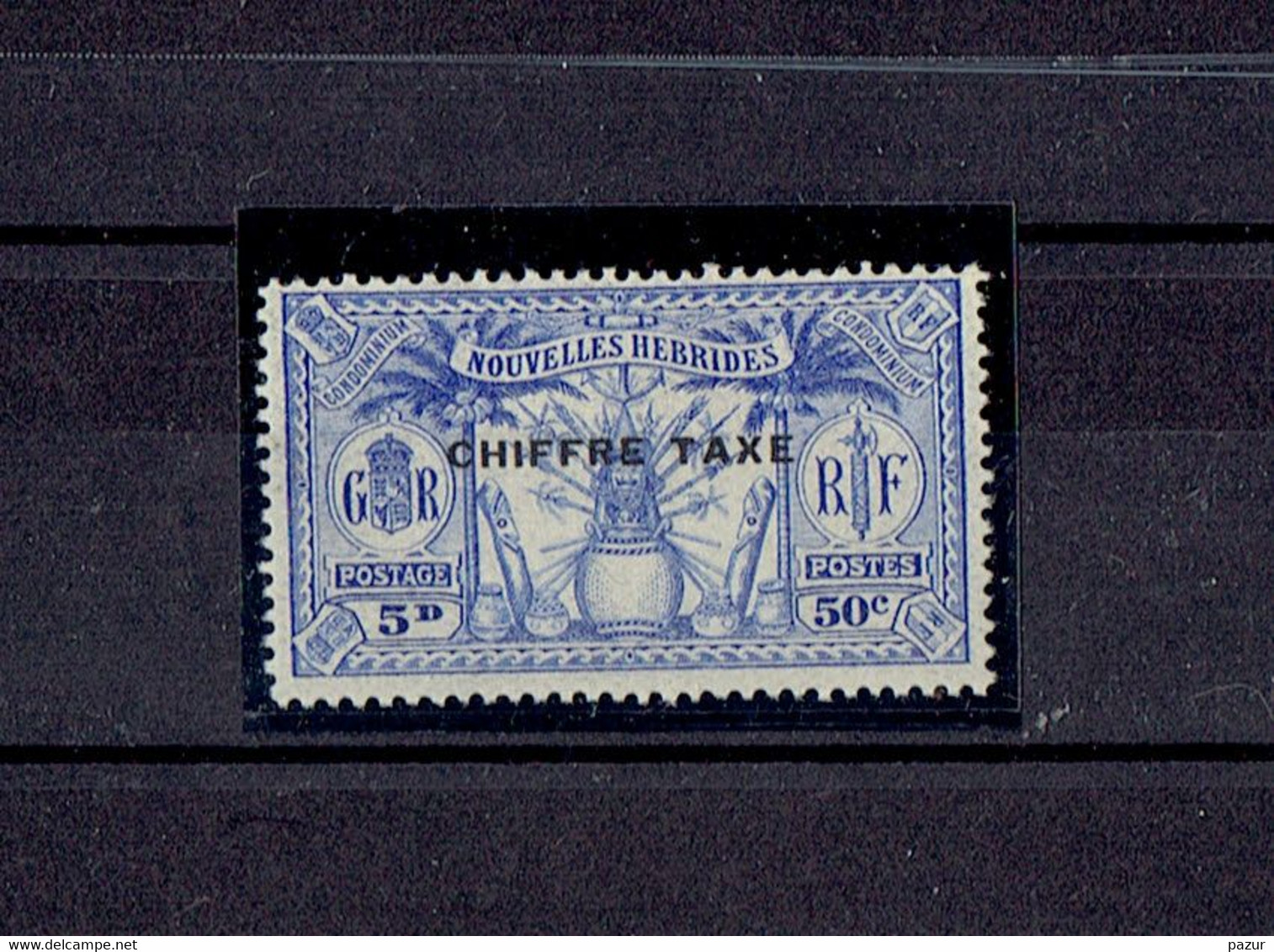 TP NOUVELLES HEBRIDES - TAXE N°4 - X - TTB - 1925 - Timbres-taxe