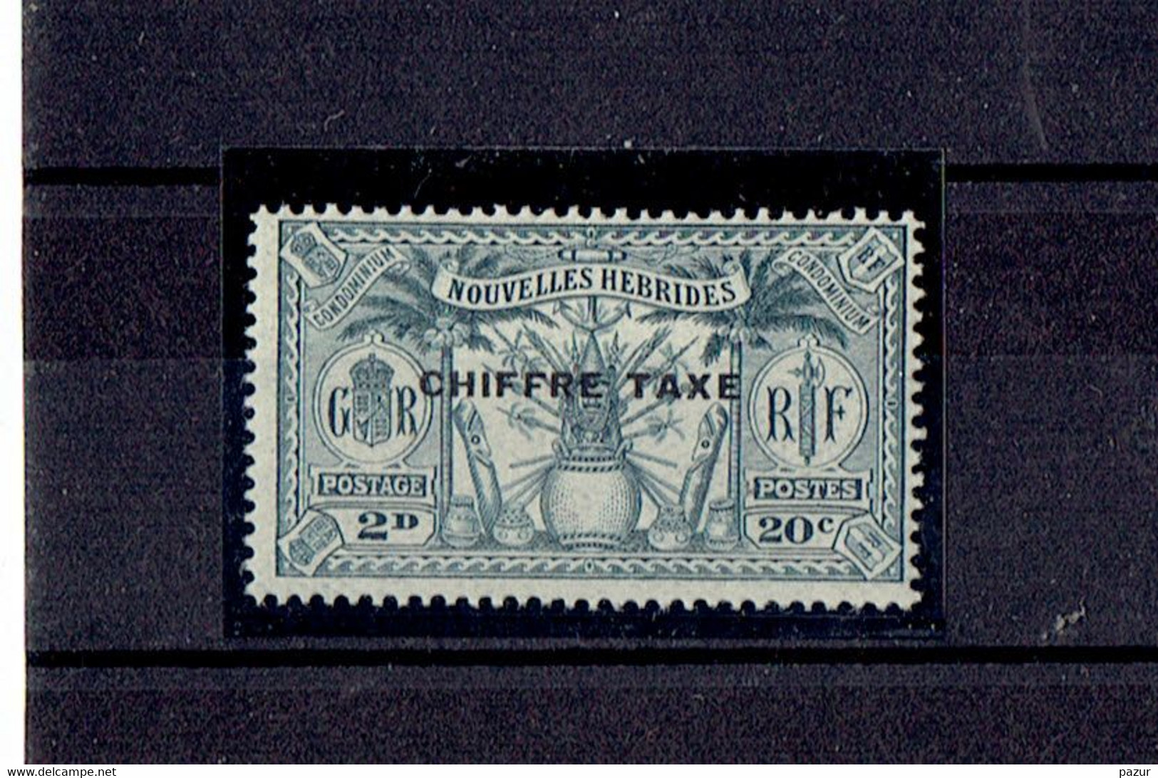 TP NOUVELLES HEBRIDES - TAXE N°2 - X - 1925 - Portomarken