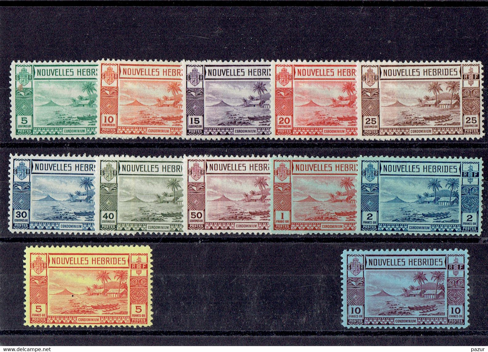 TP NOUVELLES HEBRIDES - N°100/111 - X - TTB - 1938 - Verzamelingen & Reeksen