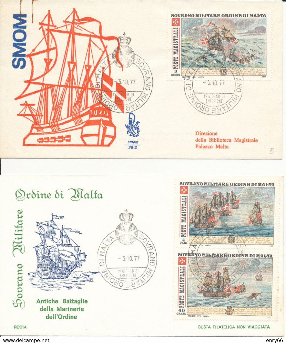 FDC 1977 - Malte (Ordre De)