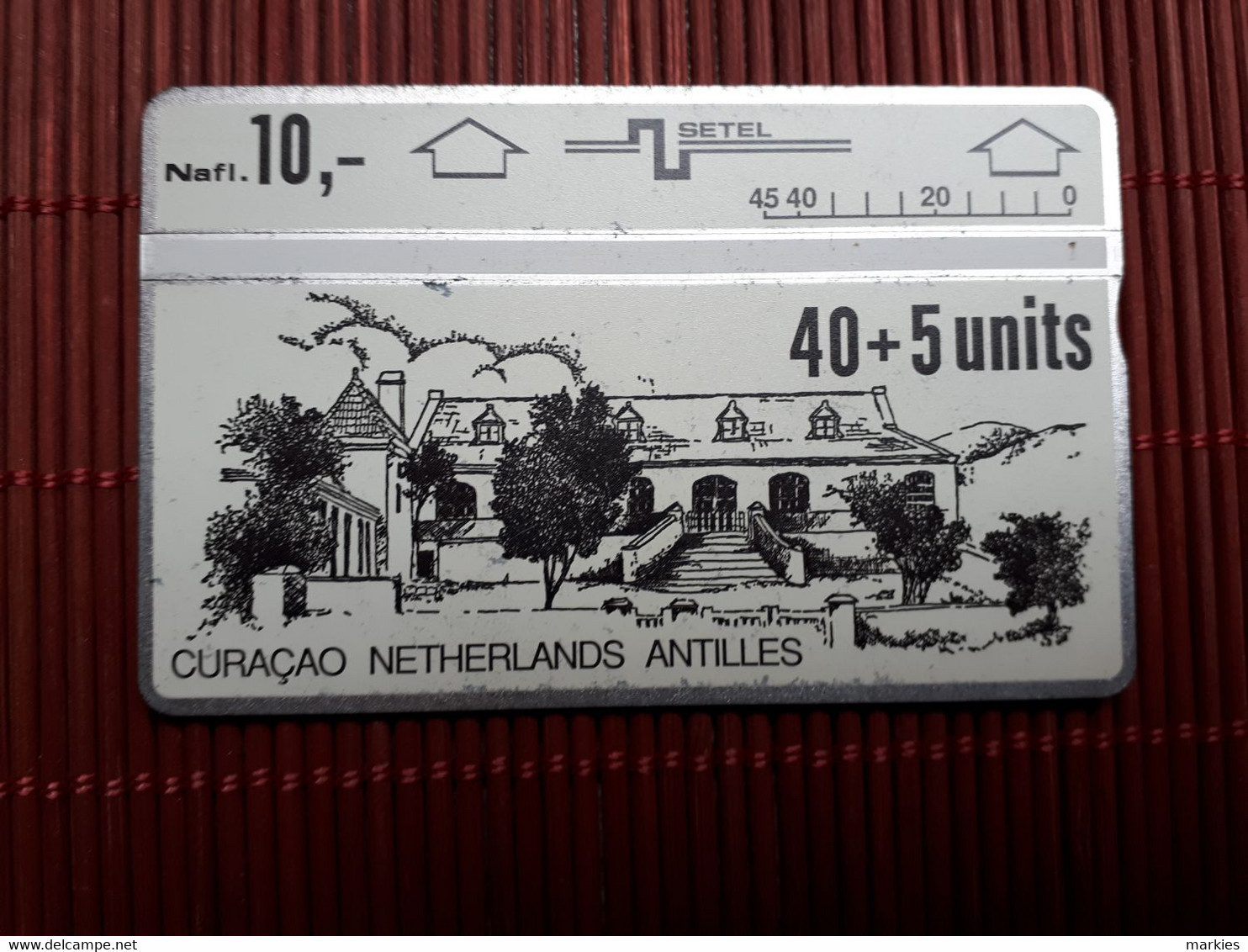 LAndis & Gyr Phonecard 312 A Used Rare - Antillen (Niederländische)