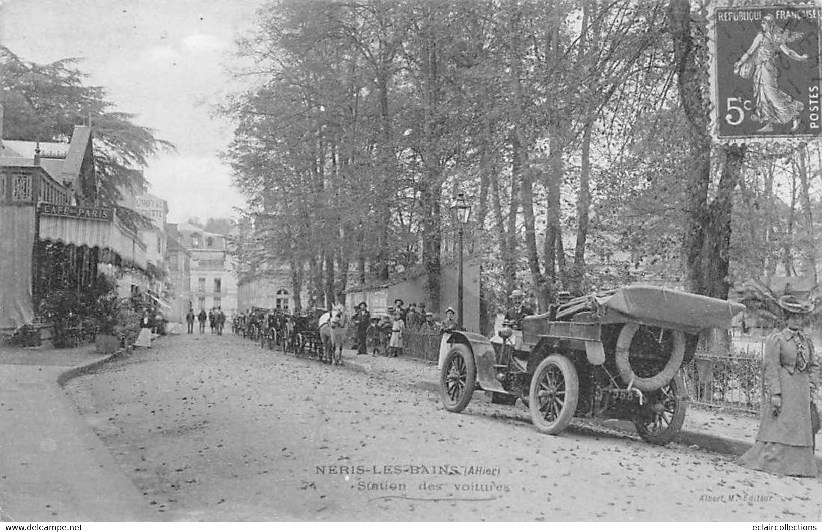 Néris Les Bains          03        Station Des Voitures   (voir Scan) - Neris Les Bains