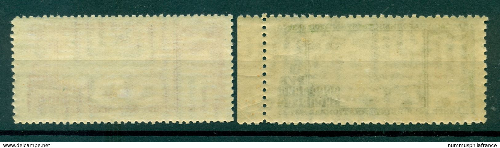 URSS 1932 - Y & T N. 31/32 Poste Aérienne - 2e Année Polaire Internationale (Michel N. 410 A/11 B) - Ungebraucht