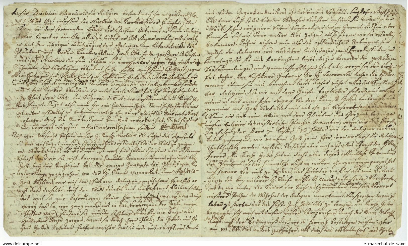 Brauweiler 3 Predigten Um 1807 Zu St. Nikolaus 26 Pp. - Manuscripts