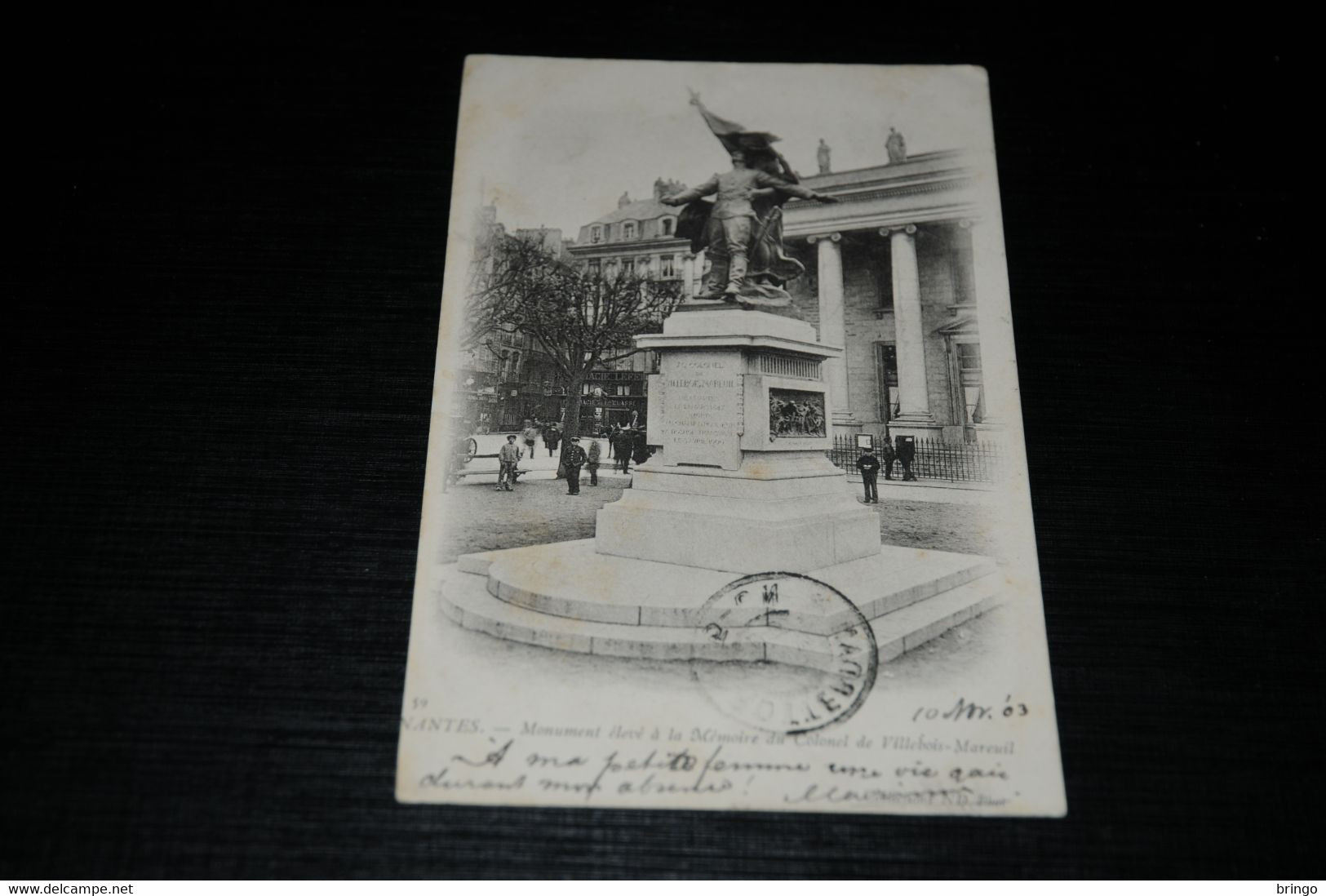 18395-           NANTES. - Monument élevé à La Mémoire Du Colonel De Villebois-Mareuil - 1903 - Nantes