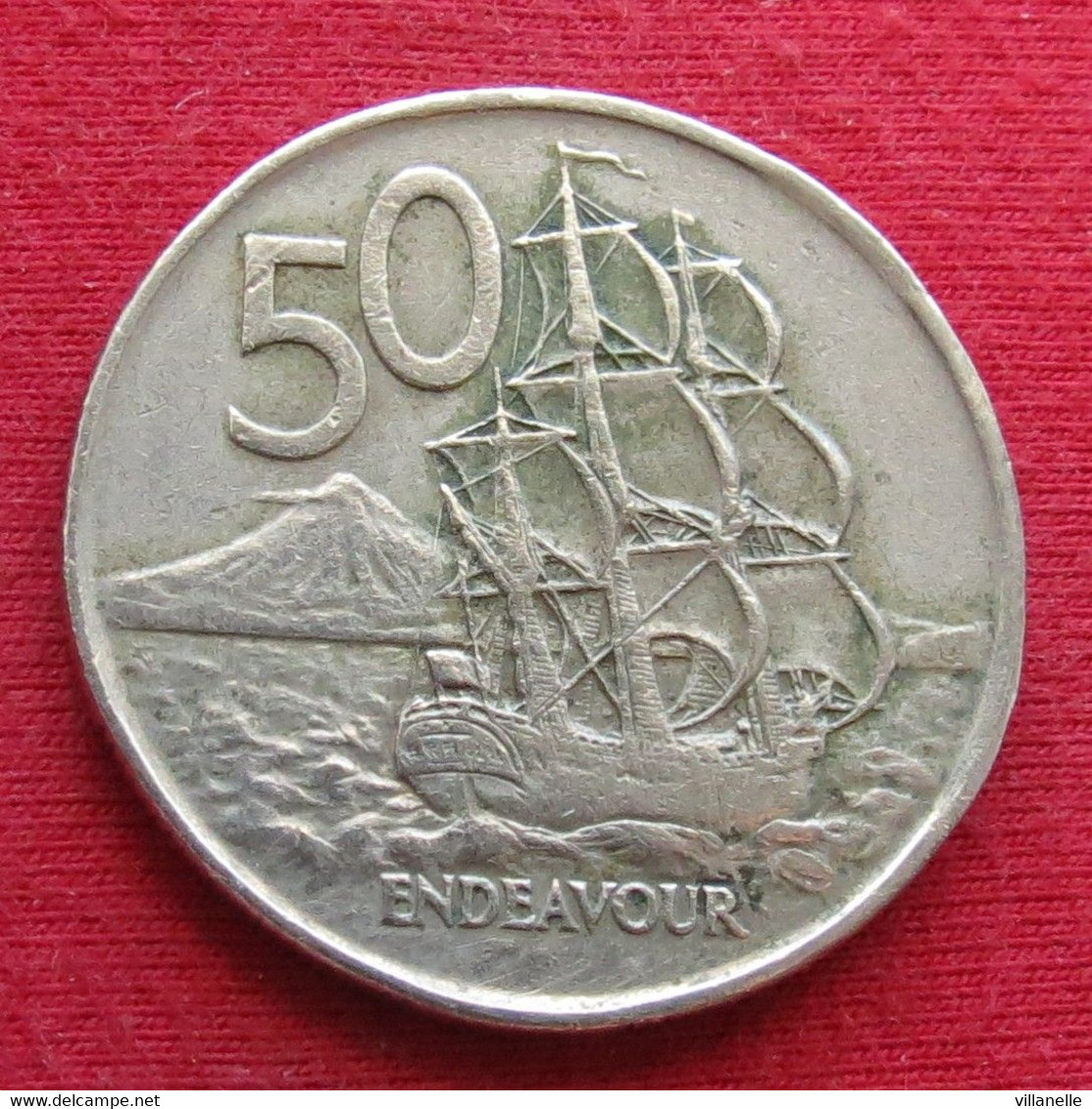 New Zealand 50 Cents 1977 KM# 37 Nova Zelandia Nuova Zelanda Nouvelle Zelande - Nuova Zelanda