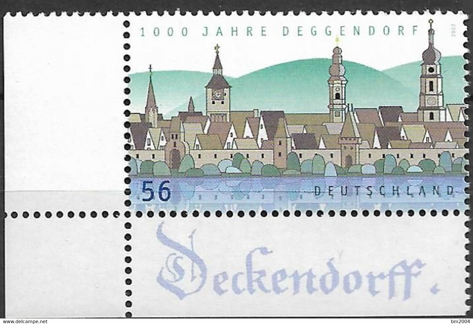 2002 Allem. Fed. Deutschland  Mi. 2244  **MNH  EUL 1000 Jahre Deggendorf. - Ungebraucht