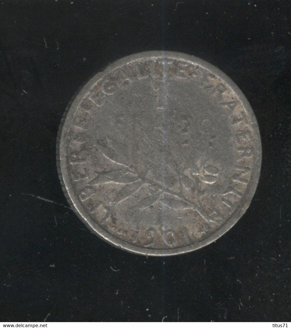 Fausse 1 Francs France 1901 - Pièce Moulée - Exonumia ( Lot 2 ) - Errors & Oddities