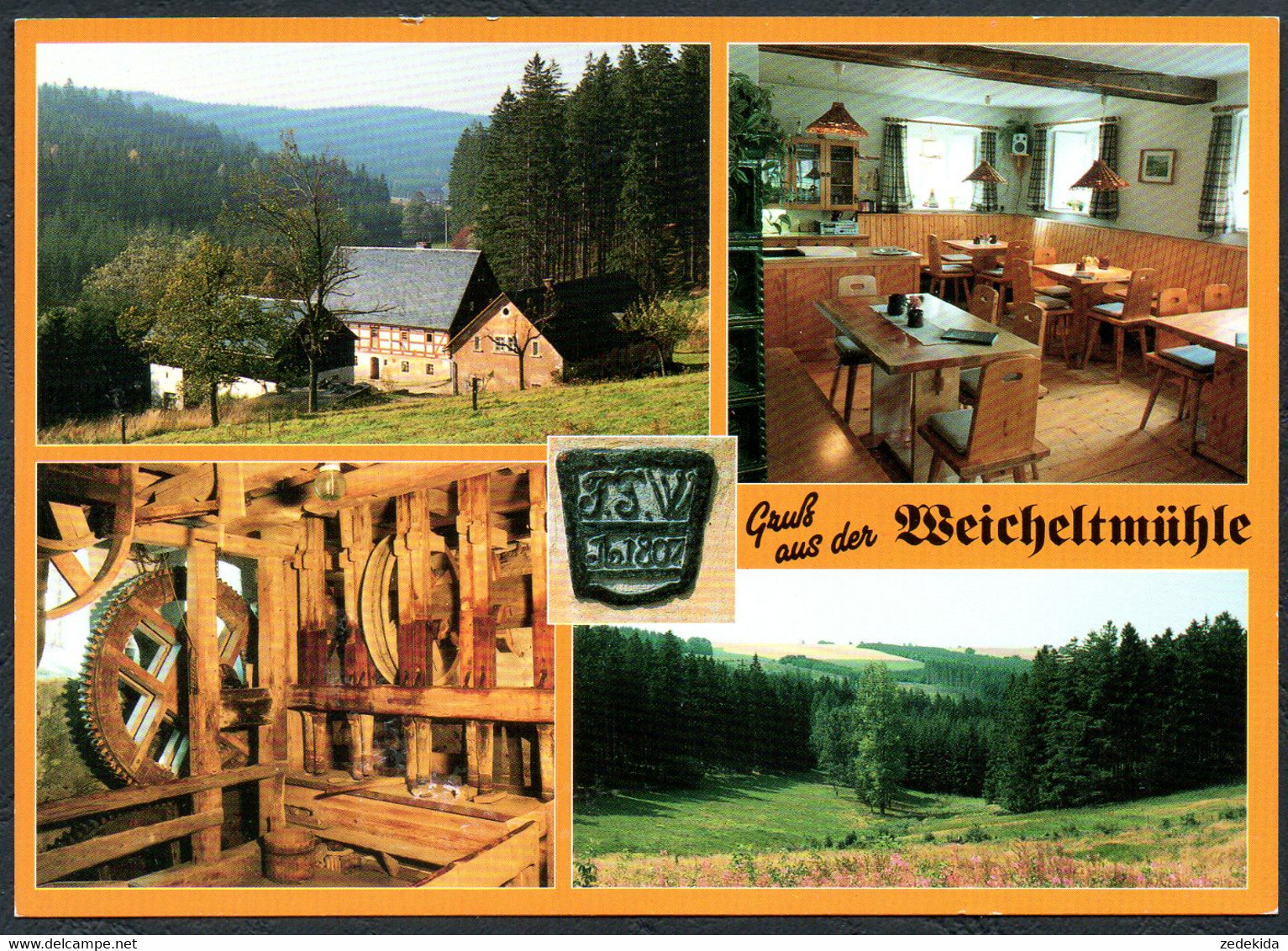 A6403 - Reichenau Bei Frauenstein - Weicheltmühle Mühle - Schumann Karte - Frauenstein (Erzgeb.)